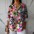 Camila | Blusa femenina ligera con estampado floral