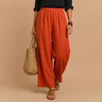 Gabriella | Pantalon fluide en coton et lin