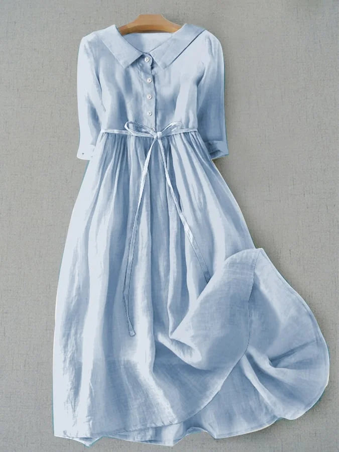 Luz - Elegante vestido de largo medio