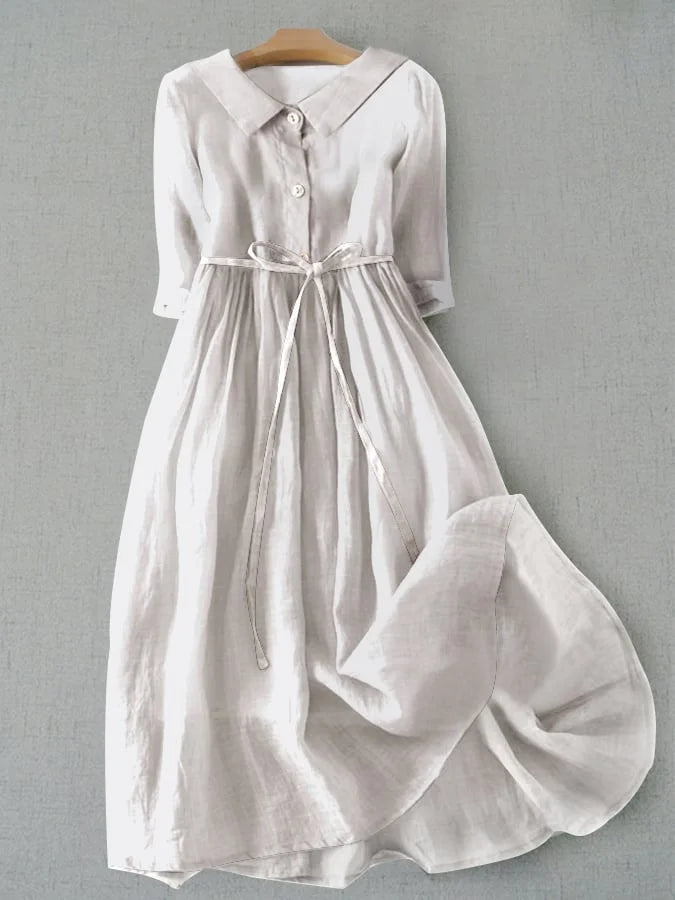 Luz - Elegante vestido de largo medio