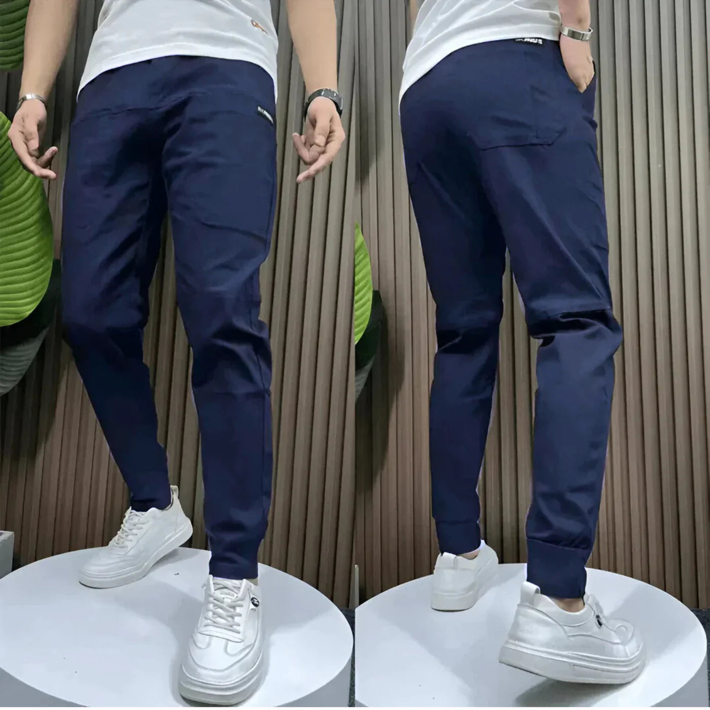 Ricardo | Pantalones cargo elásticos de primera calidad para hombre