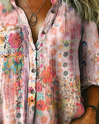 Alma | Chemise artistique à imprimé floral