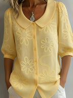 Celeste | Blouse légère florale d'élégance naturelle