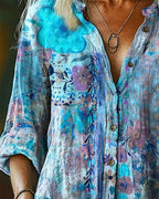 Alma | Chemise artistique à imprimé floral