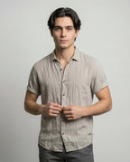 LOREN | Chemise en lin à manches courtes