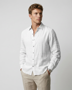 Chemise décontractée en lin