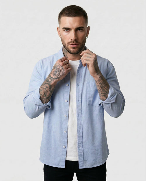 Chemise en lin Doha