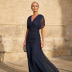 Béatrice | Élégante robe bleue