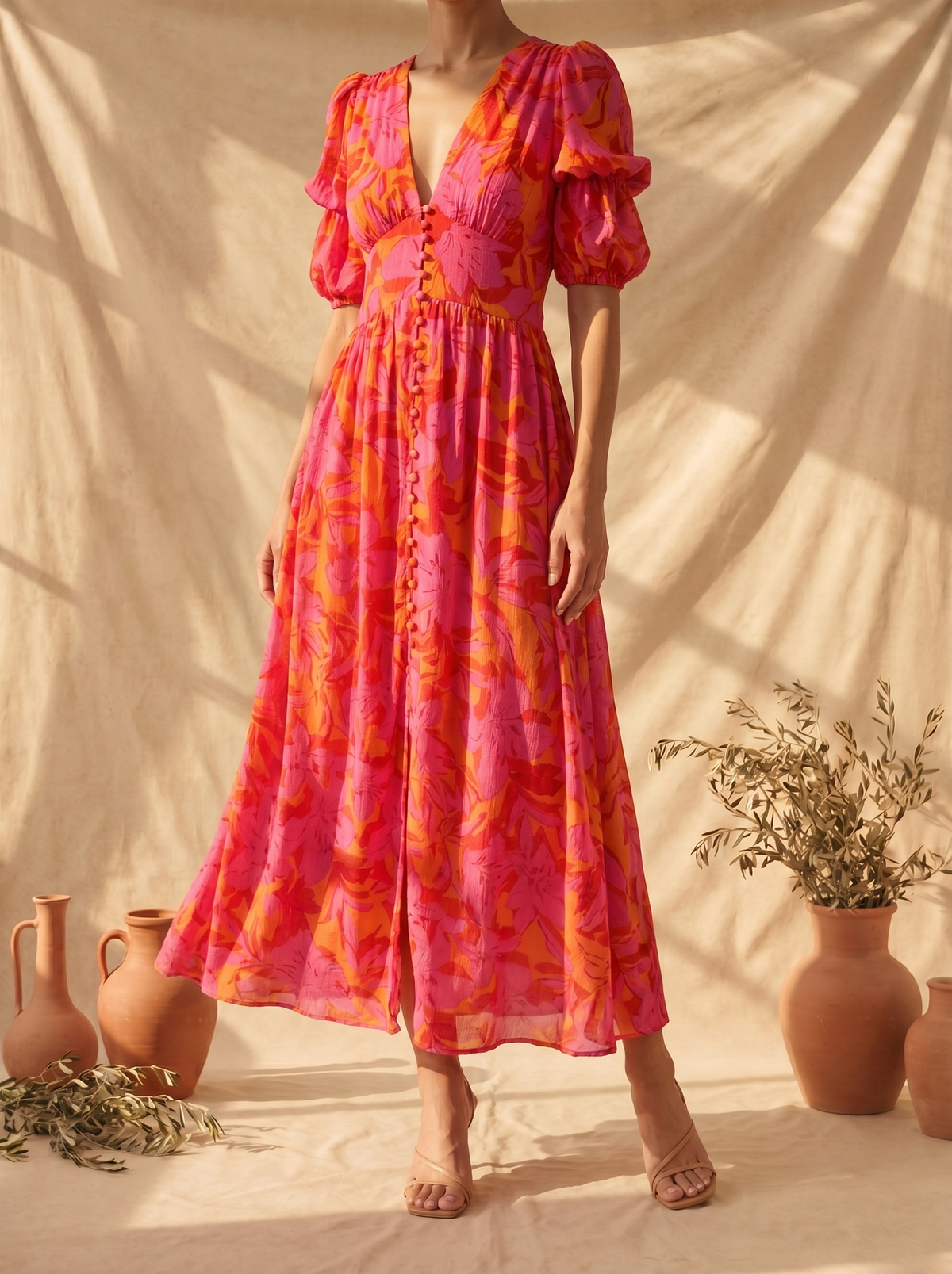 Armonia | Robe Maxi Éclat Solaire