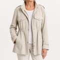 Chaqueta Safari con Cintura Ajustable