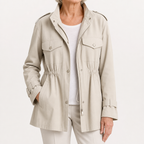 Chaqueta Safari con Cintura Ajustable