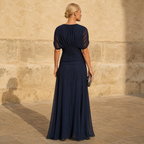 Béatrice | Élégante robe bleue