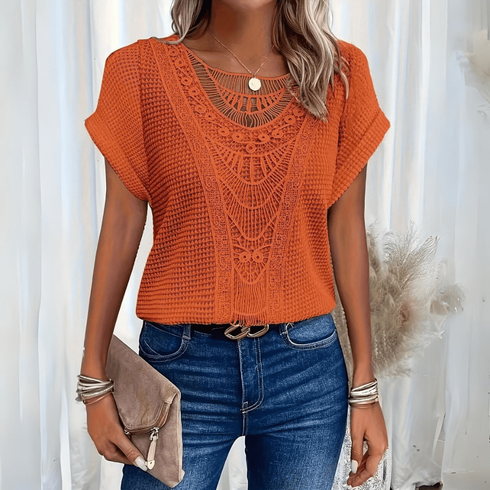 Lara | Top bohemio de ganchillo