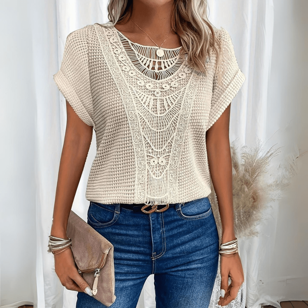 Lara | Top bohemio de ganchillo