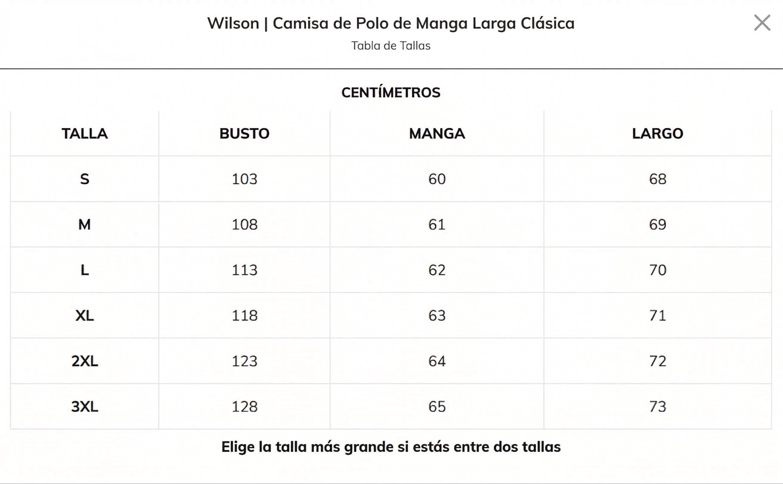 Wilson | Polo clásico de manga larga