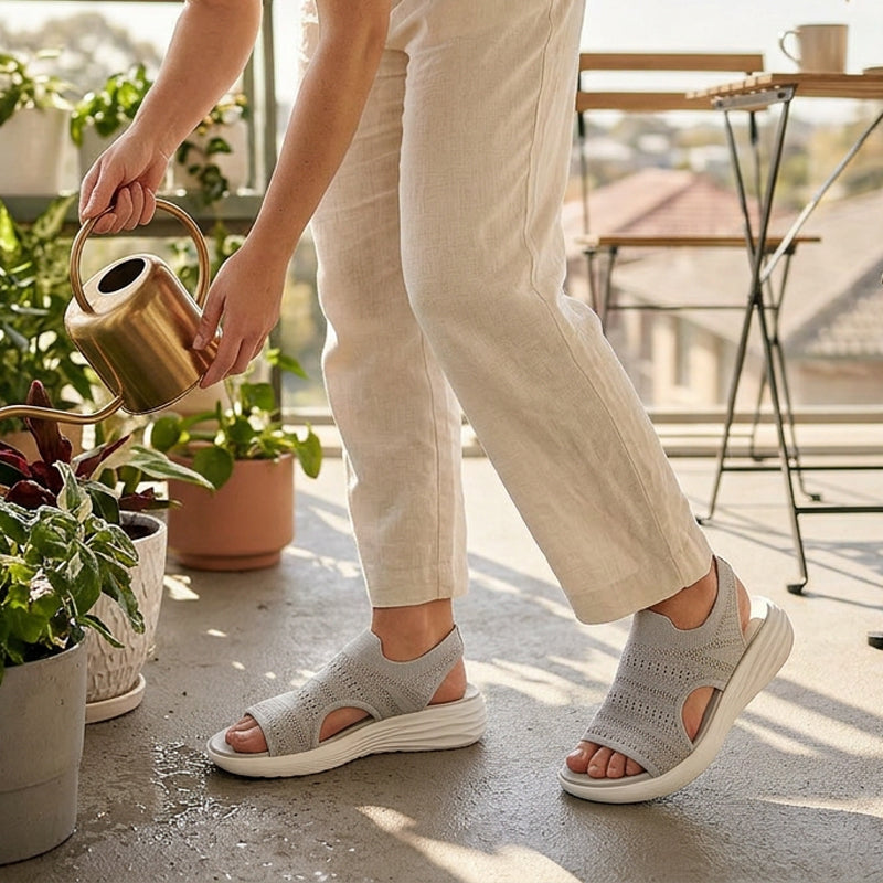 Zina | Sandali con Plateau Traspirante